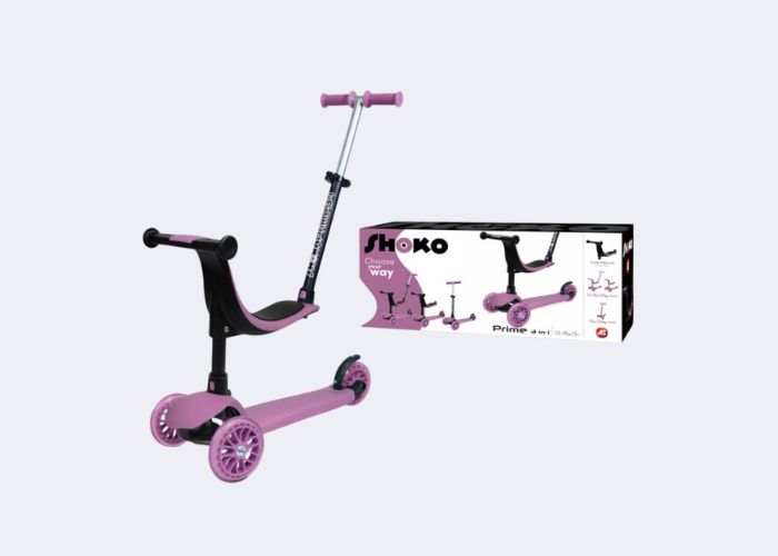 SHOKO SCOOTER PREMIUM 3 IN 1 ΡΟΖ
